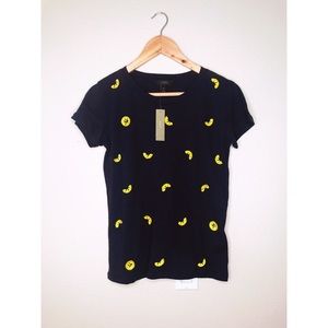 J. Crew lemon tee